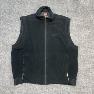 Simms Vest Mens Large Black Fleece Gore Windstopper Full Zip Outdoor Fishing